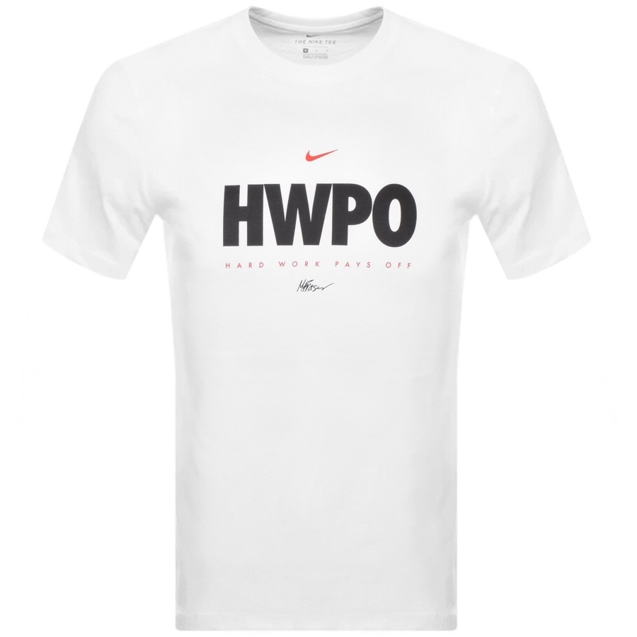 Nike Training Hwpo Logo T Shirt White | ModeSens