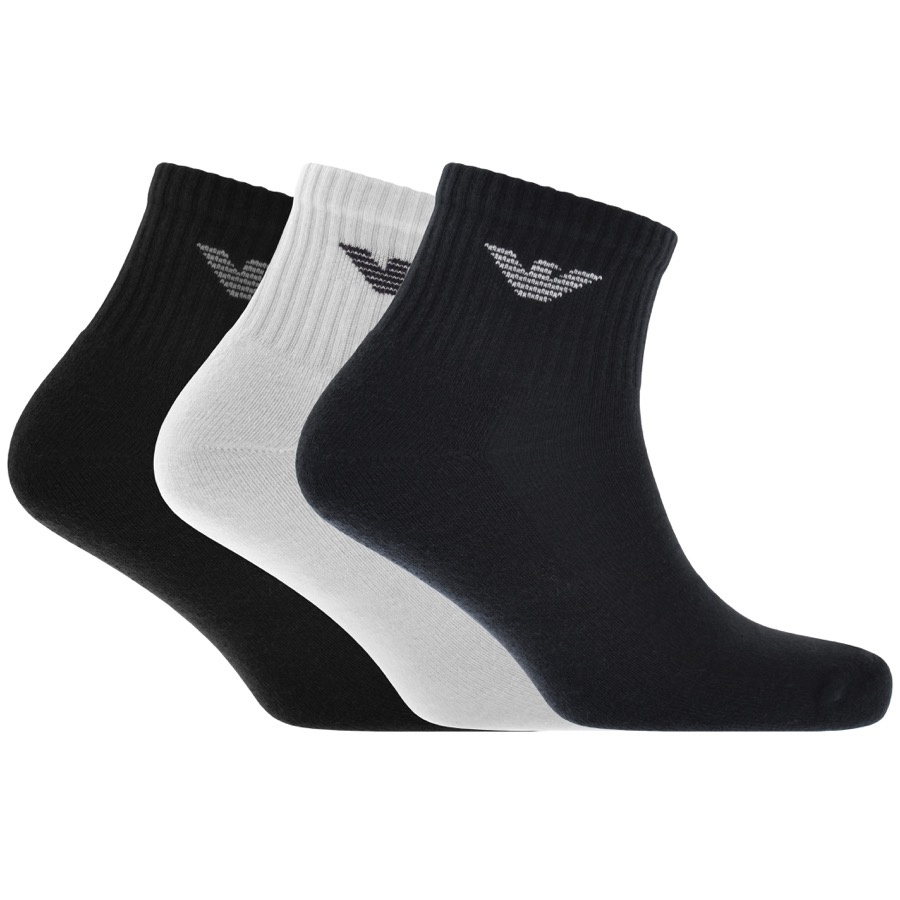 Emporio Armani 3 Pack Trainer Socks