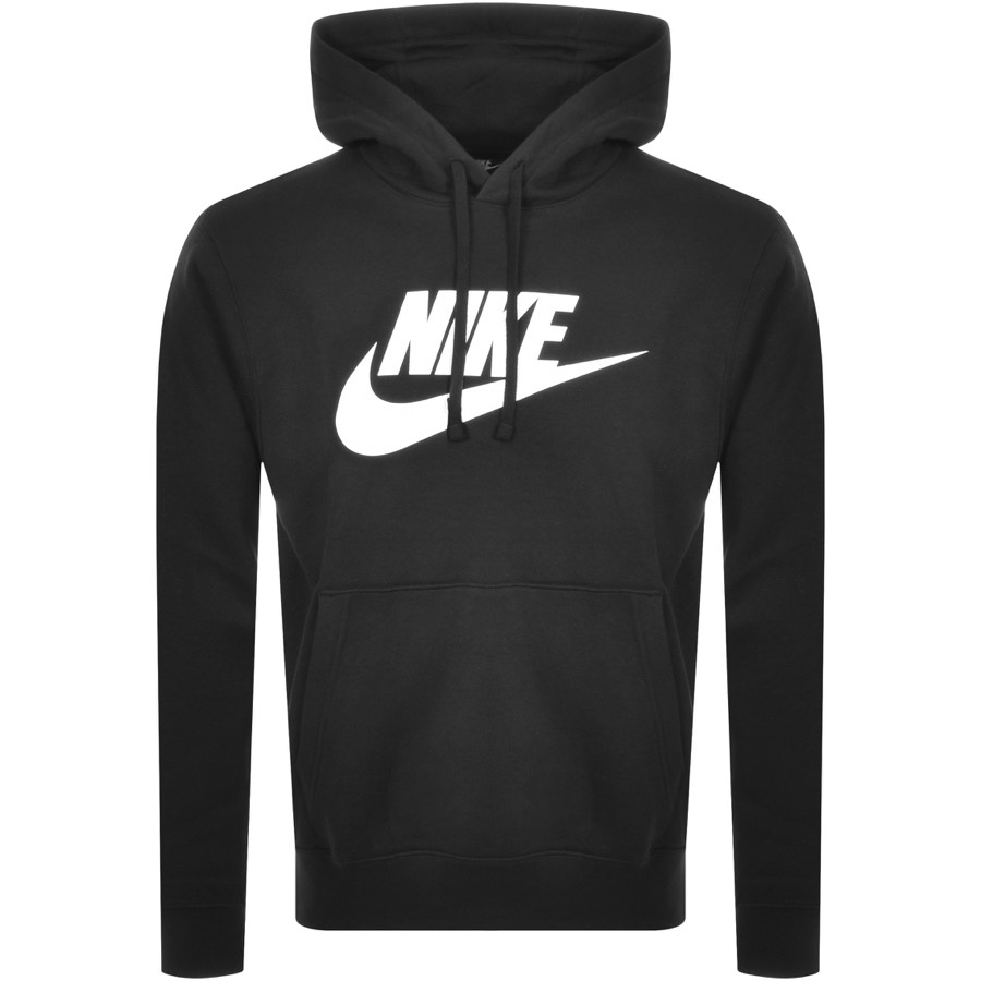 Nike Swoosh Logo Hoodie Black