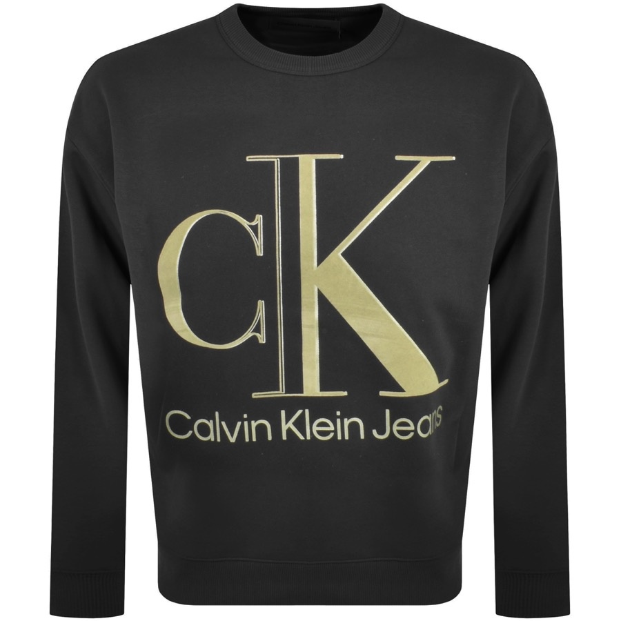 Calvin Klein Jeans Logo Sweatshirt Black