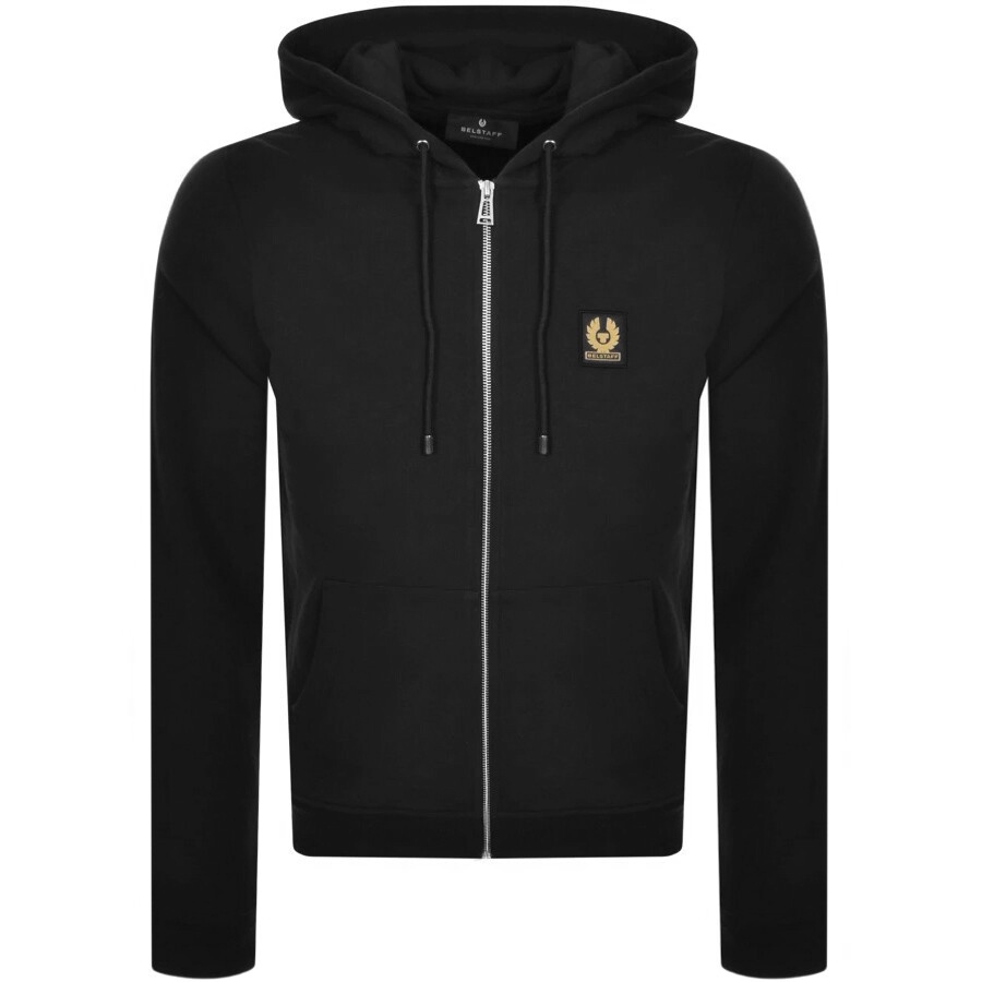 Belstaff Full Zip Hoodie Black