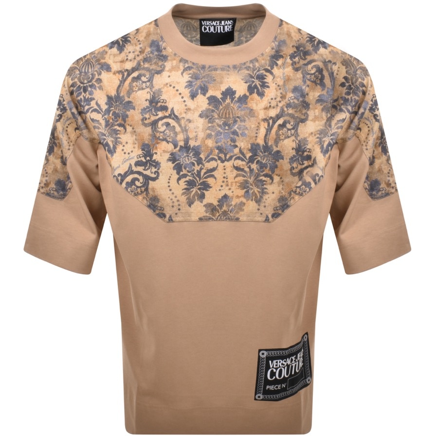 Versace Jeans Couture Contor T Shirt Brown