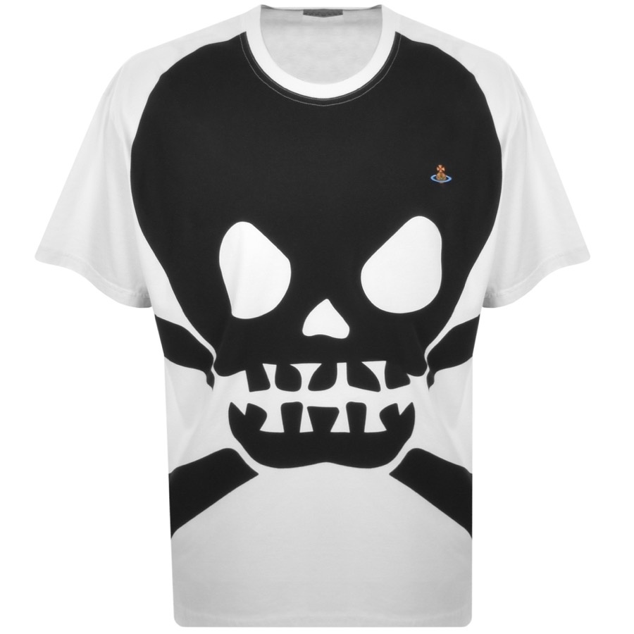 Oversized Skull T Shirt White Oversized Skull T Shirt White