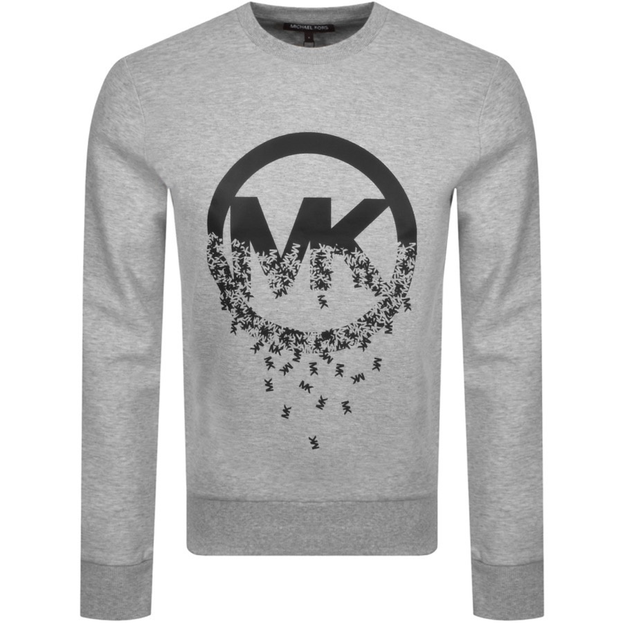 Michael Kors Drip Logo Sweatshirt Grey