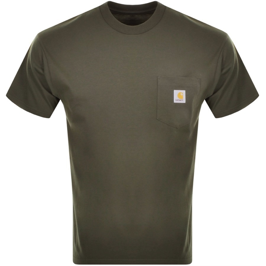 Carhartt WIP Pocket Short Sleeved T Shirt Green