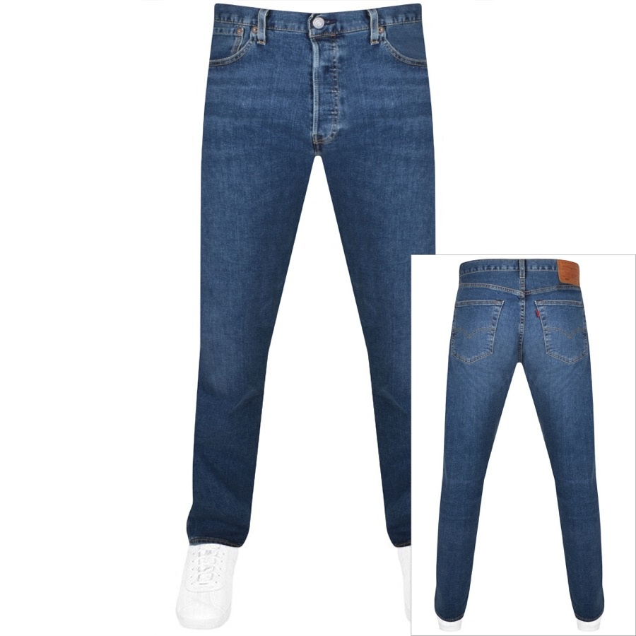 Levis 501 Original Fit Jeans Light Wash Blue
