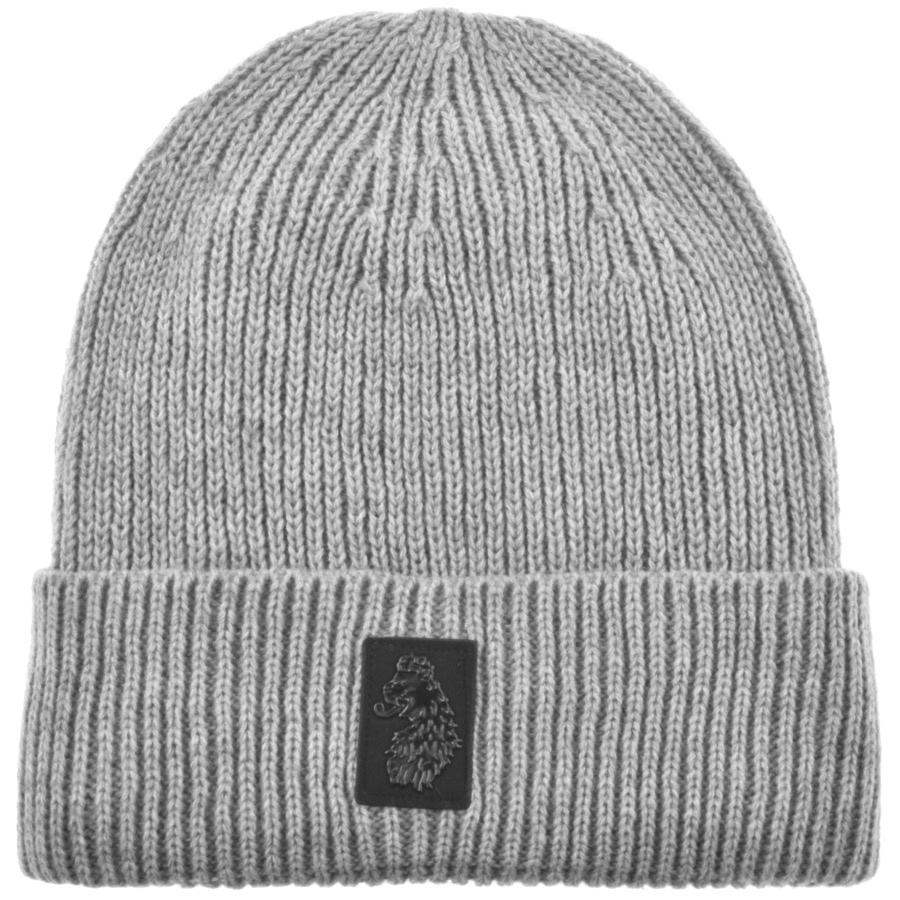 Luke 1977 Nash Knit Logo Beanie Hat Grey