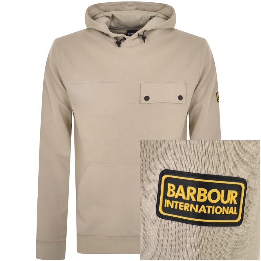 Barbour International Solar Hoodie Beige