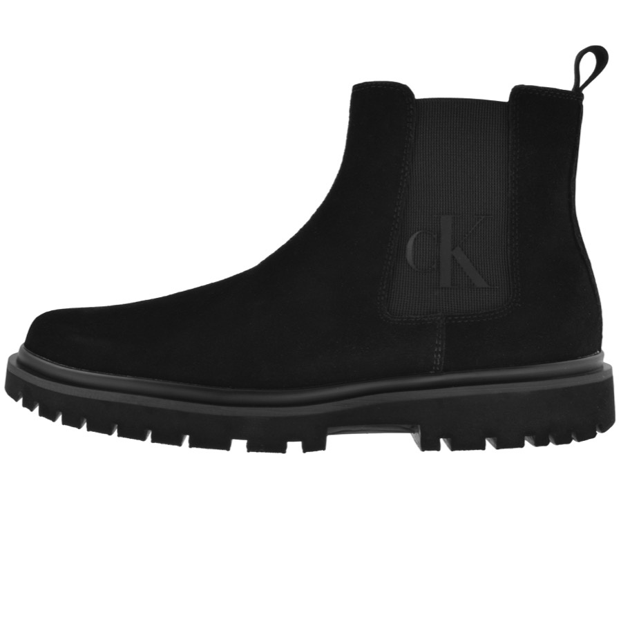 CALVIN KLEIN CALVIN KLEIN JEANS LUG MID CHELSEA BOOTS BLACK