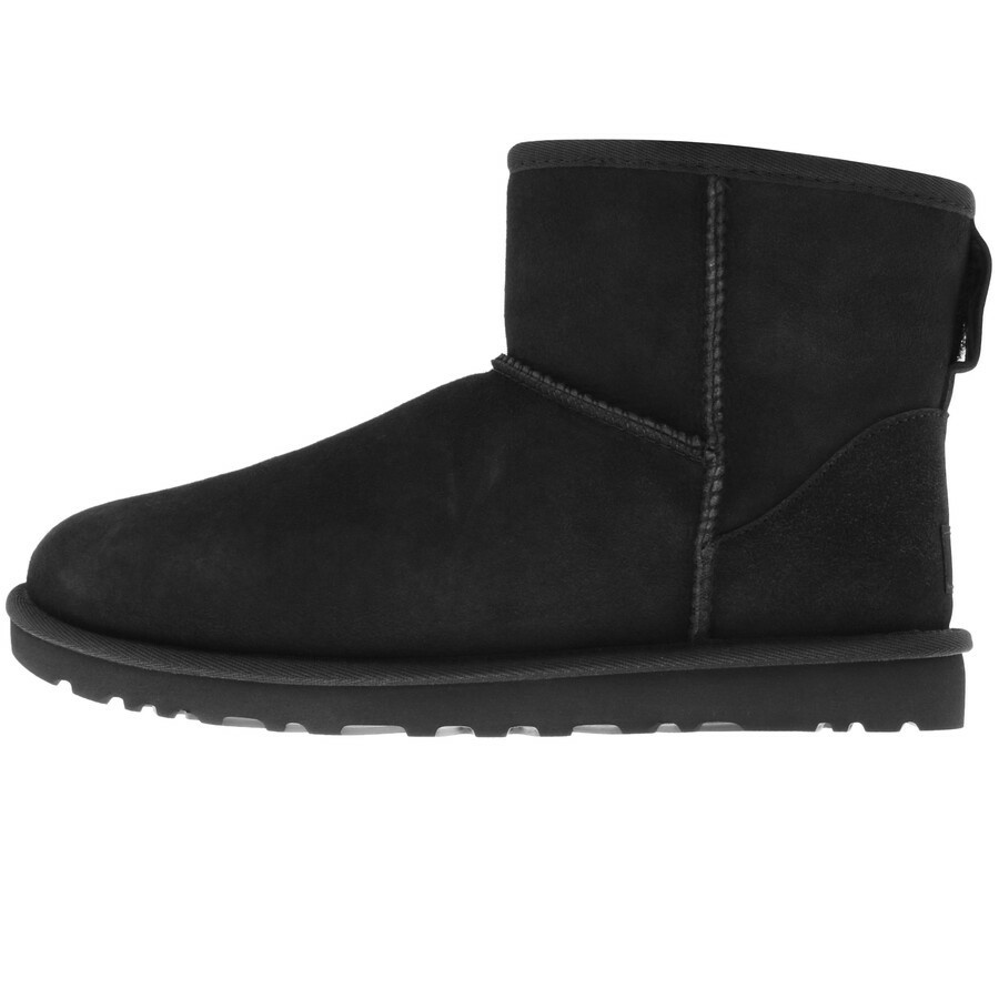 Ugg Black Classic Mini Suede Boots | ModeSens