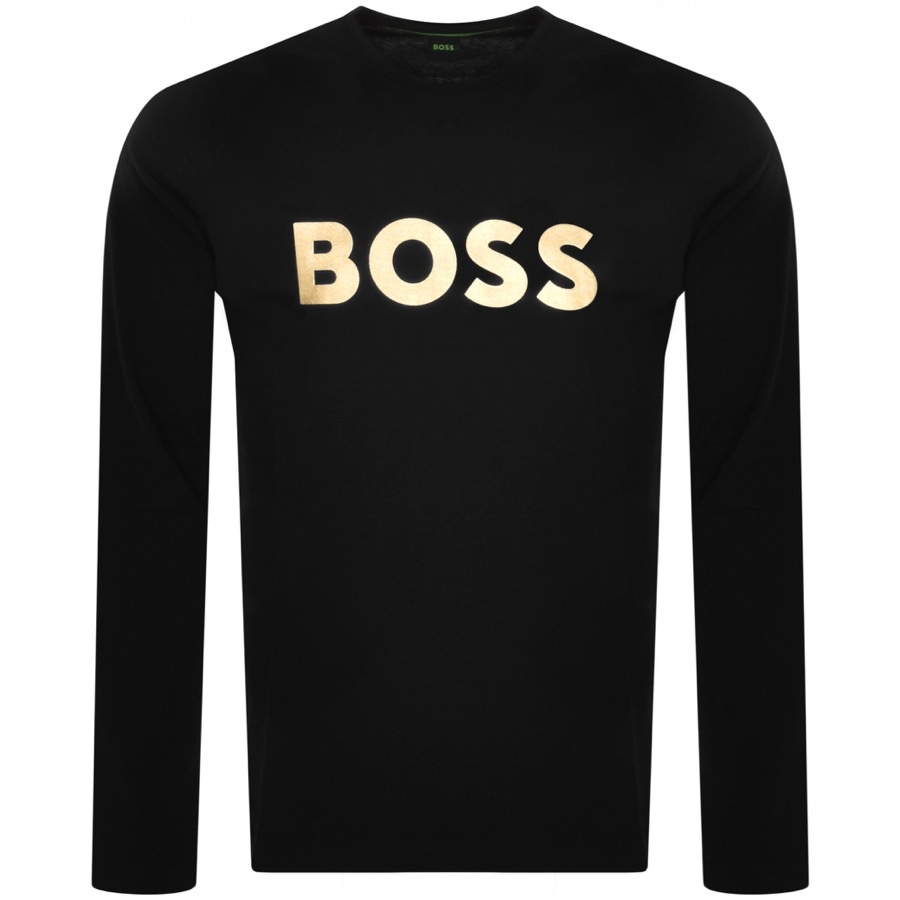 BOSS Togn 1 Long Sleeved T Shirt Black