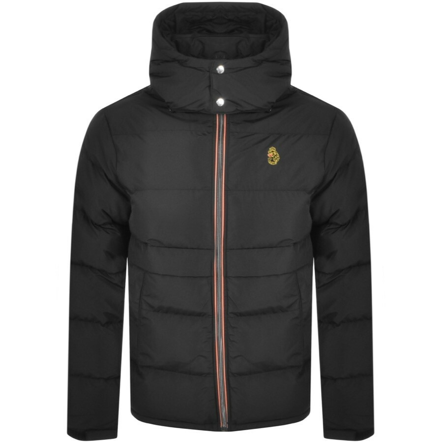Luke 1977 Mallard Quilted Hooded Jacket Black