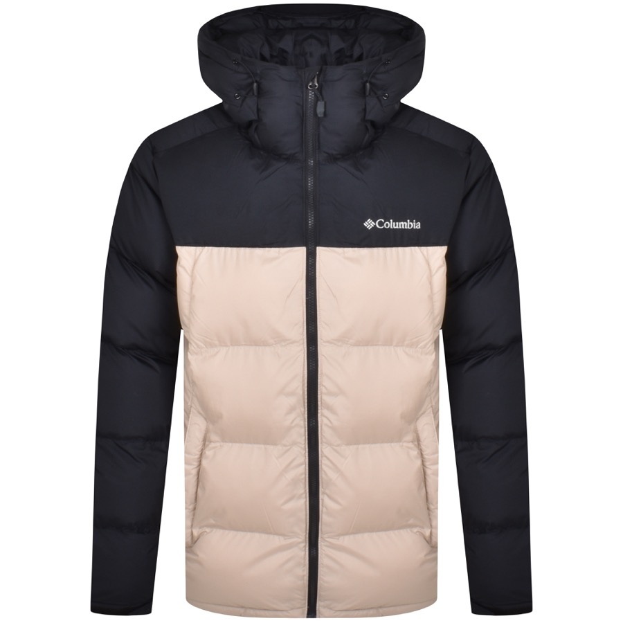 Columbia Pike Lake Hooded Logo Jacket Beige