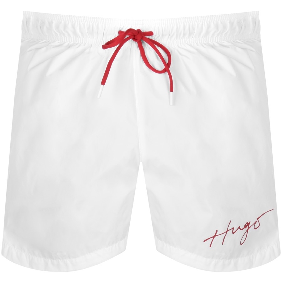 Hugo Boss Hugo Paol Swim Shorts White In White