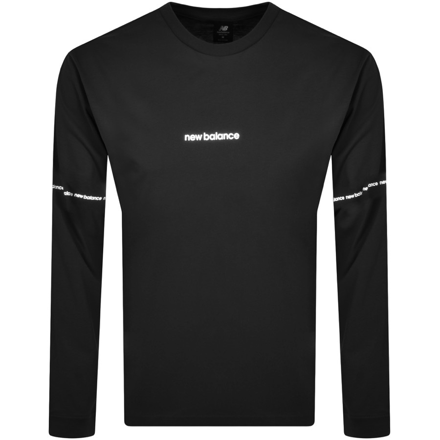 New Balance Long Sleeve T Shirt Black