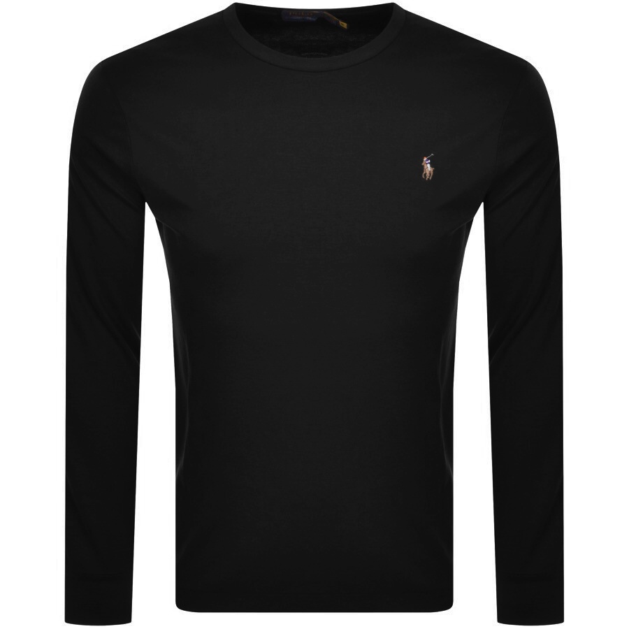 Ralph Lauren Long Sleeved T Shirt Black
