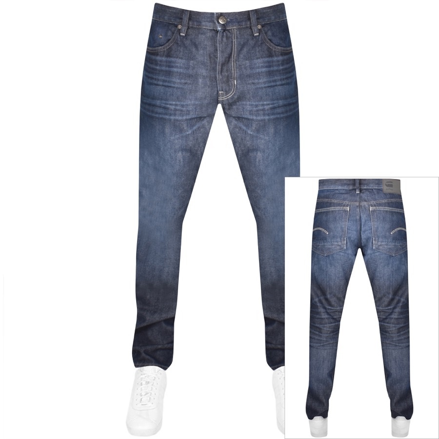 G Star Raw Triple A Regular Jeans Blue