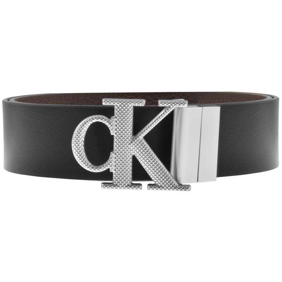 Calvin Klein Round Mono Belt Black