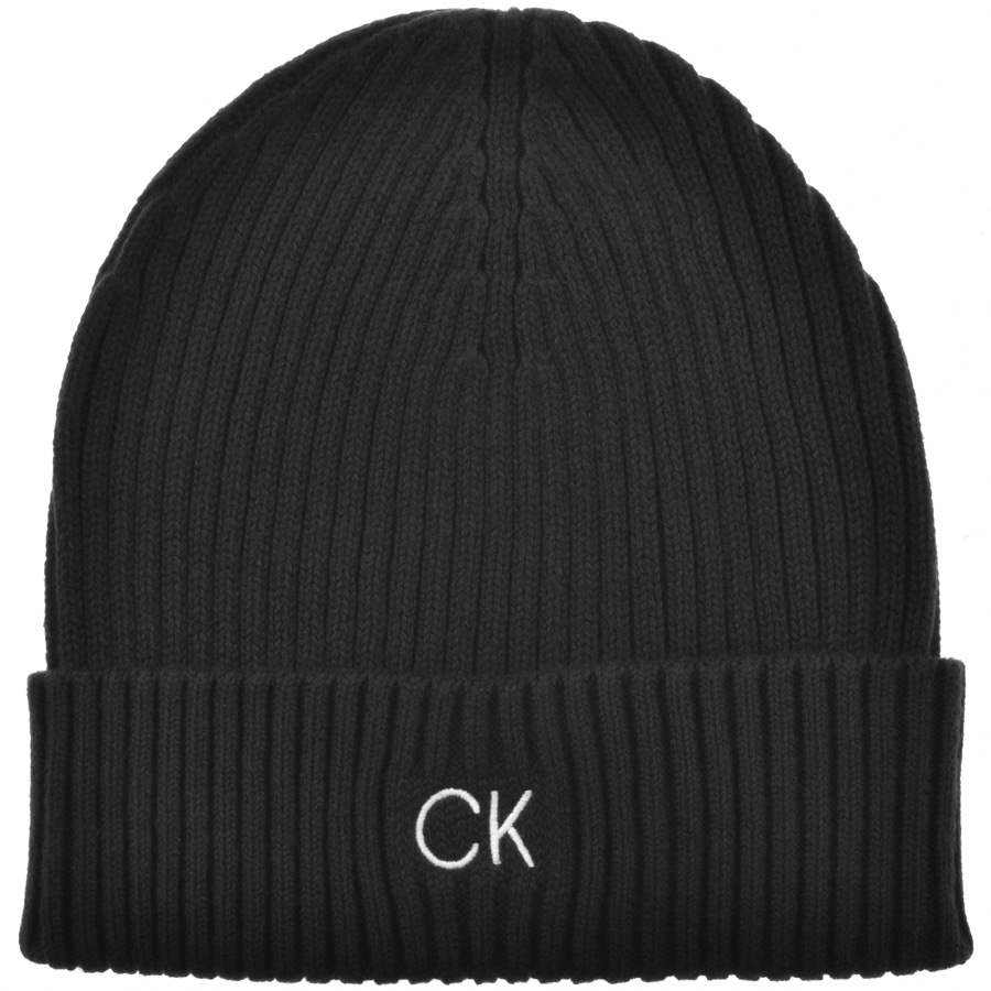 Calvin Klein Jeans Knit Beanie Hat Black