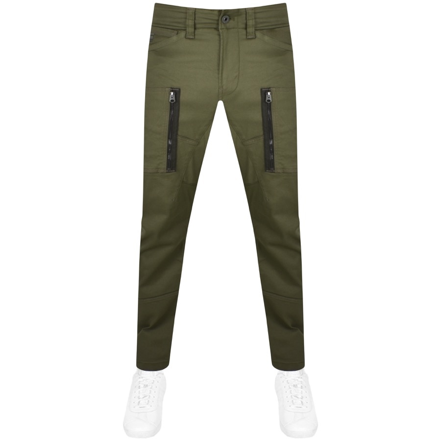 G Star Raw Zip Pocket 3D Skinny Cargo Green