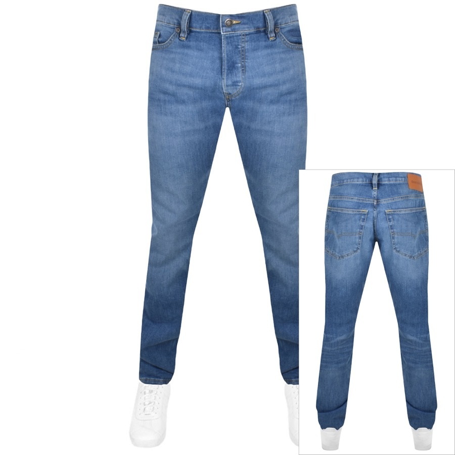 Diesel D Luster Slim Fit Jeans Light Wash Blue