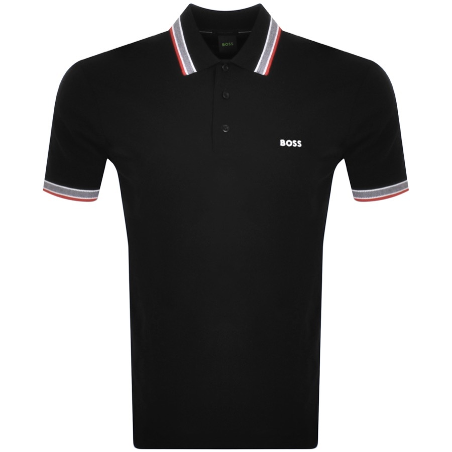 BOSS Paddy Polo T Shirt Black