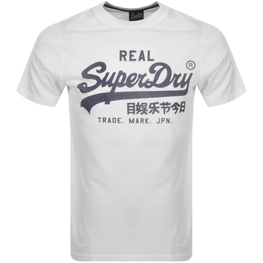 Superdry Vintage Label Noos T Shirt White