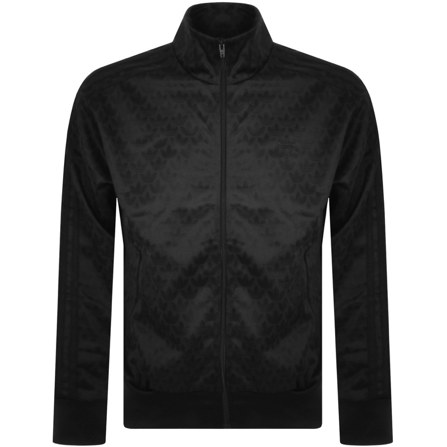 Adidas Originals Men's Mono Track Top - Black - Sweatshirts