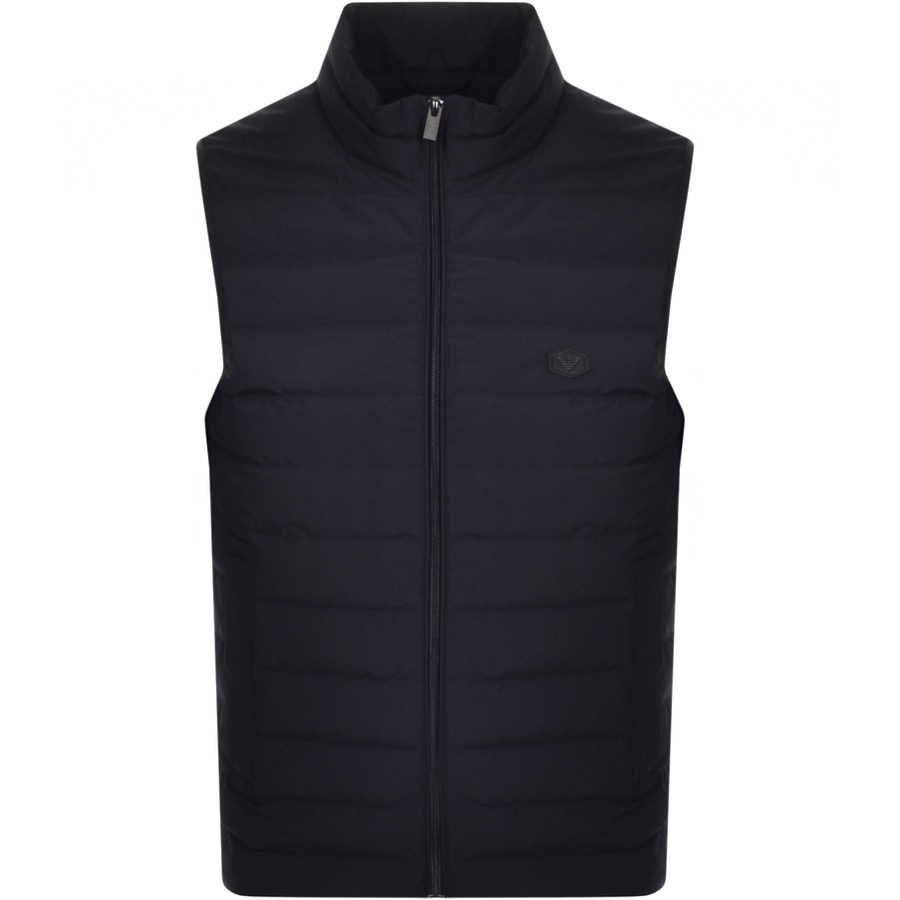 Armani Collezioni Emporio Armani Down Gilet Navy ModeSens