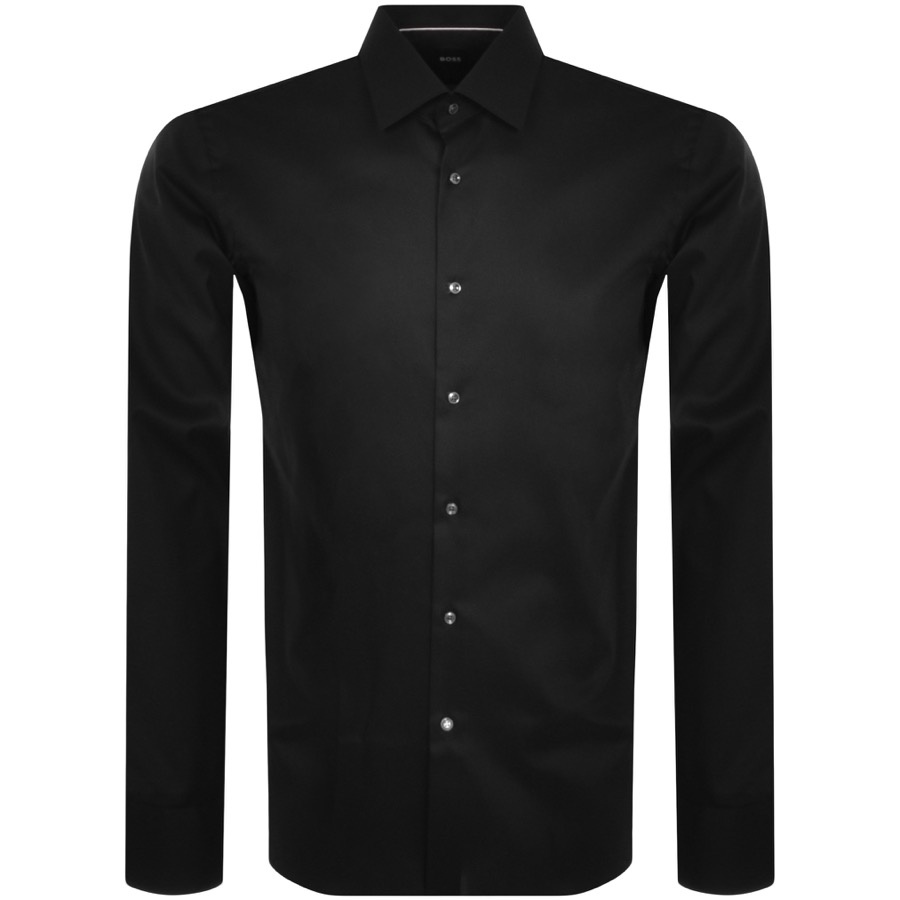 BOSS H Hank Kent Long Sleeve Shirt Black