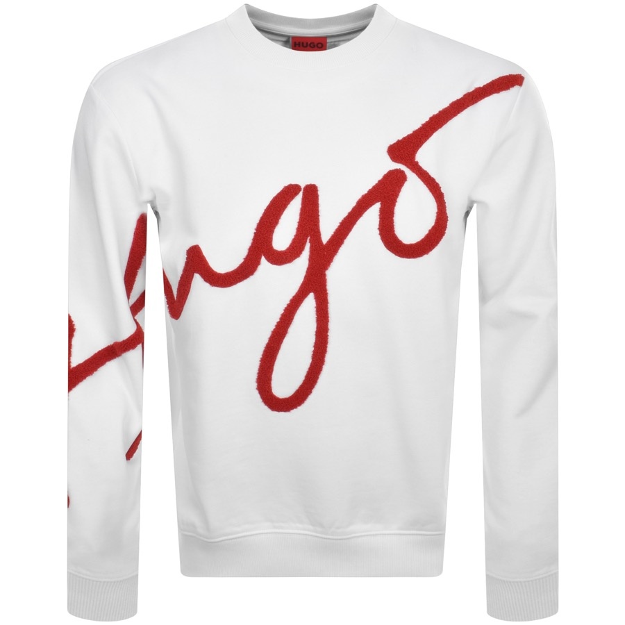 【返品?交換対象商品】 Hugo Boss ModeSens | White Sweatshirt Diraffe Hugo トップス