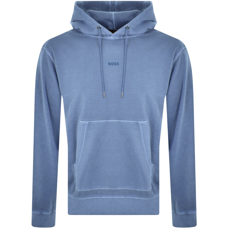 Boss Casual Boss Wefade Hoodie Blue