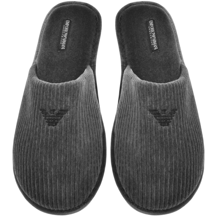 Armani Collezioni Emporio Armani Underwear Slippers Grey