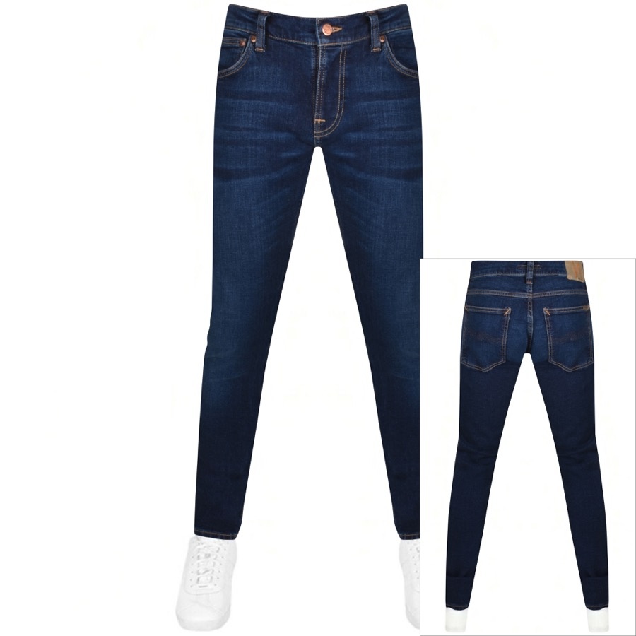 Nudie Jeans Tight Terry Mid Wash Jeans Blue