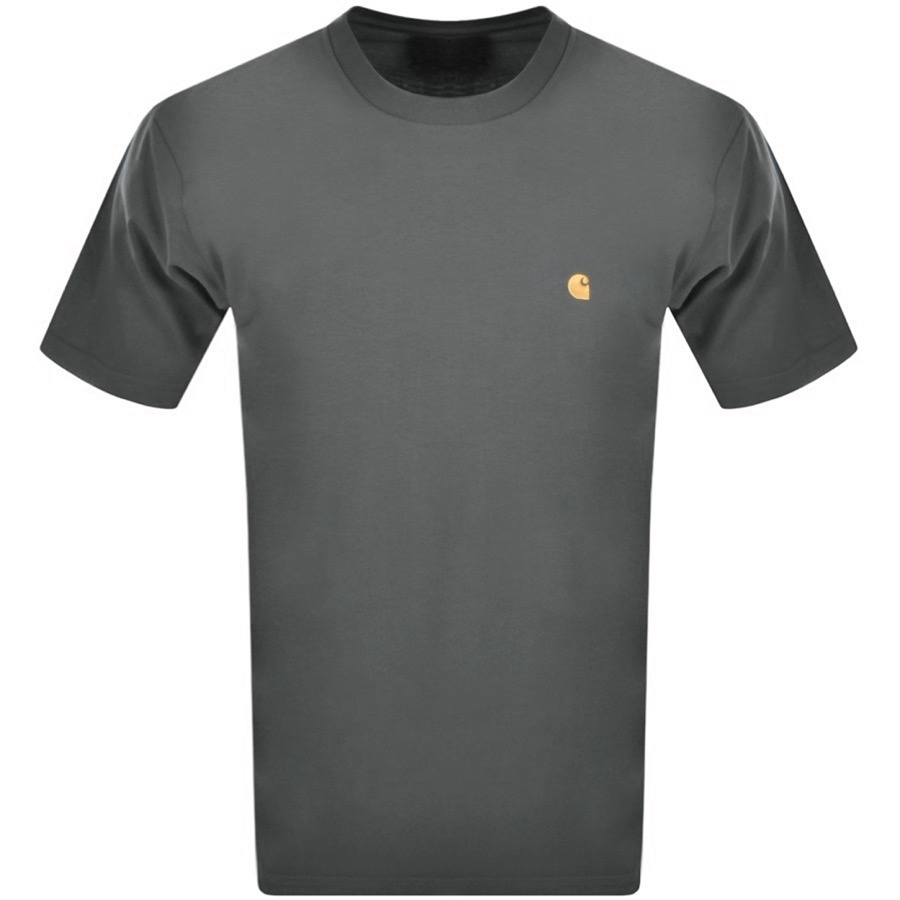 Carhartt Wip Chase T Shirt Grey In Grey