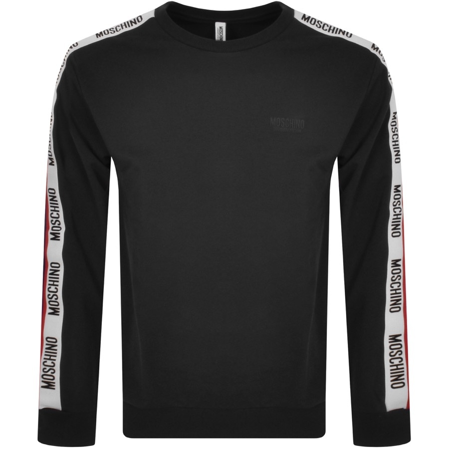 Moschino Tape Logo Sweatshirt Black