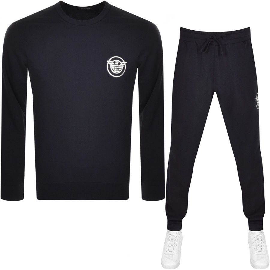 Emporio Armani Lightweight Lounge Set Navy