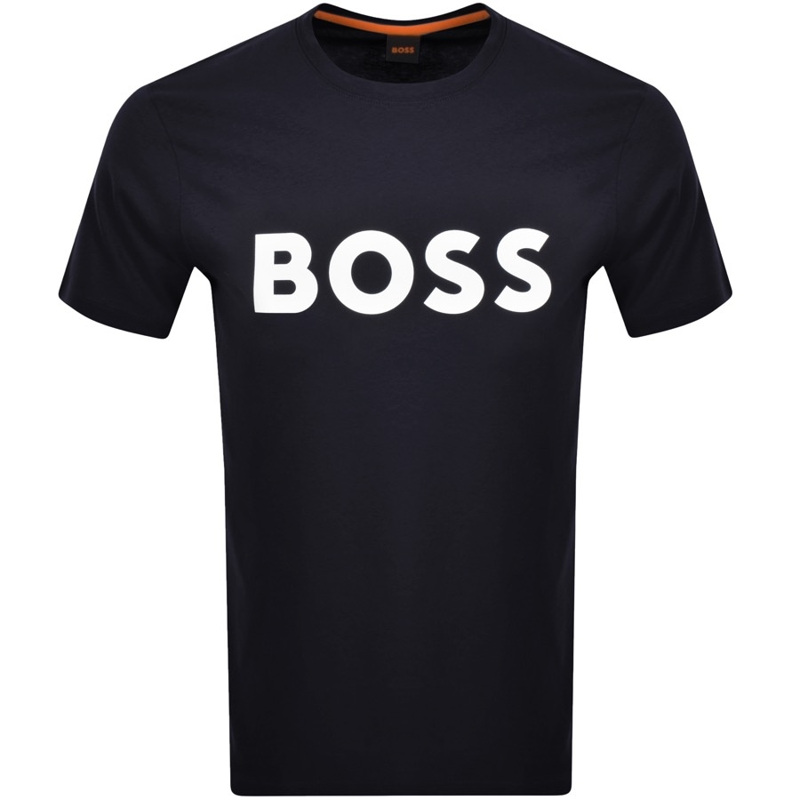 Boss Casual Boss Thinking 1 Logo T Shirt Navy
