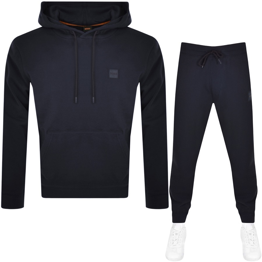 Boss Casual Boss Wetalk Hooded Tracksuit Navy