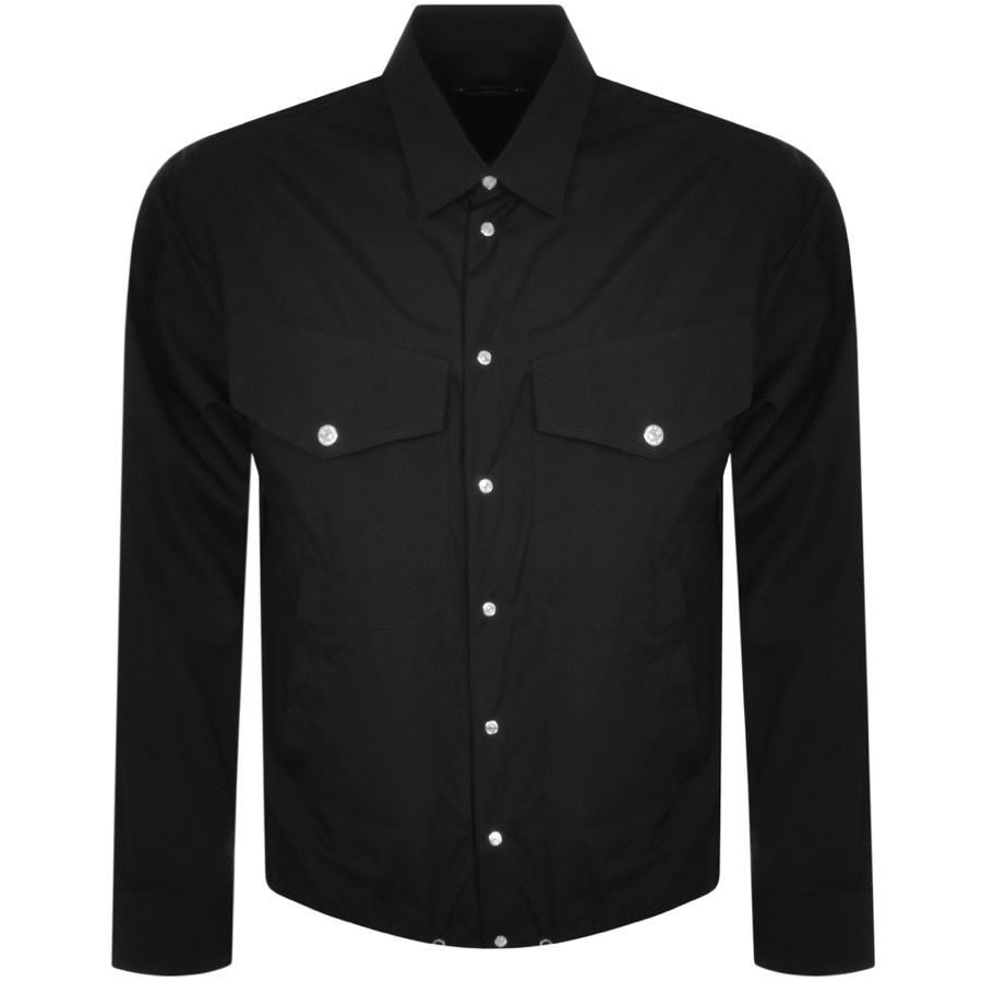 Dsquared2 Drawstring Shirt Black In Black