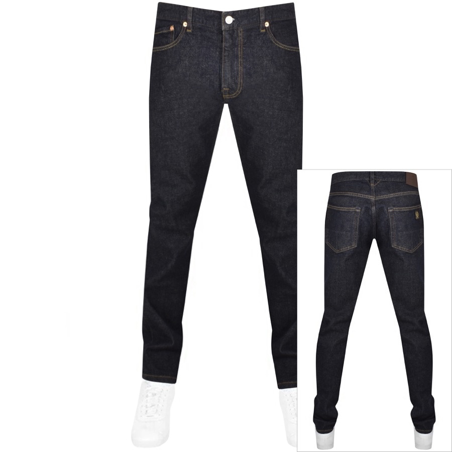 Belstaff Longton Dark Wash Slim Jeans Navy
