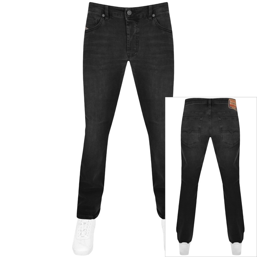 Diesel D Yennox Mid Wash Jeans Black
