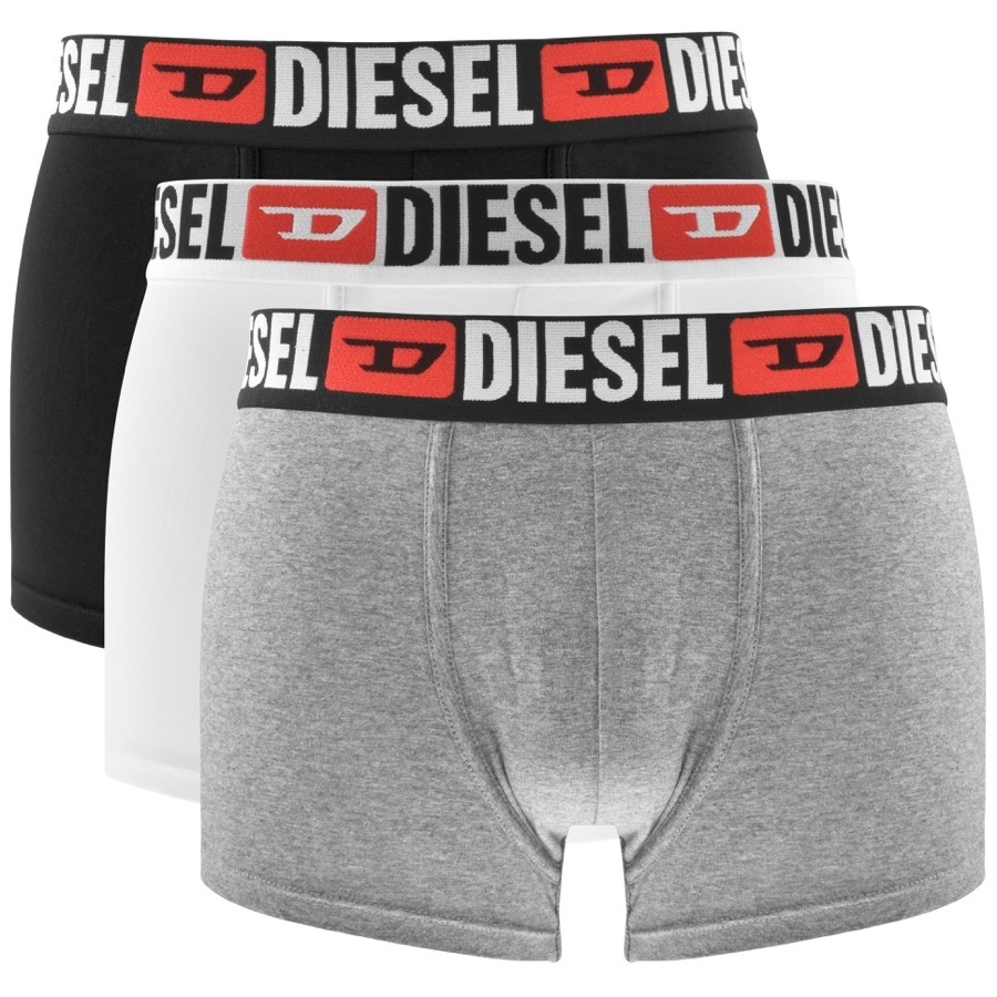 Diesel Underwear Damien Triple Pack Trunks Black ModeSens