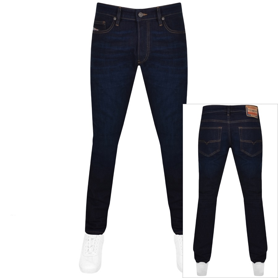 Diesel D Luster Dark Wash Jeans Blue