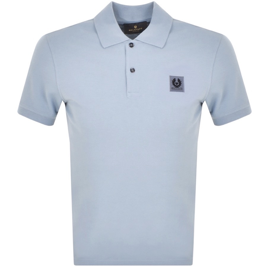 Belstaff Logo Polo T Shirt Blue | ModeSens