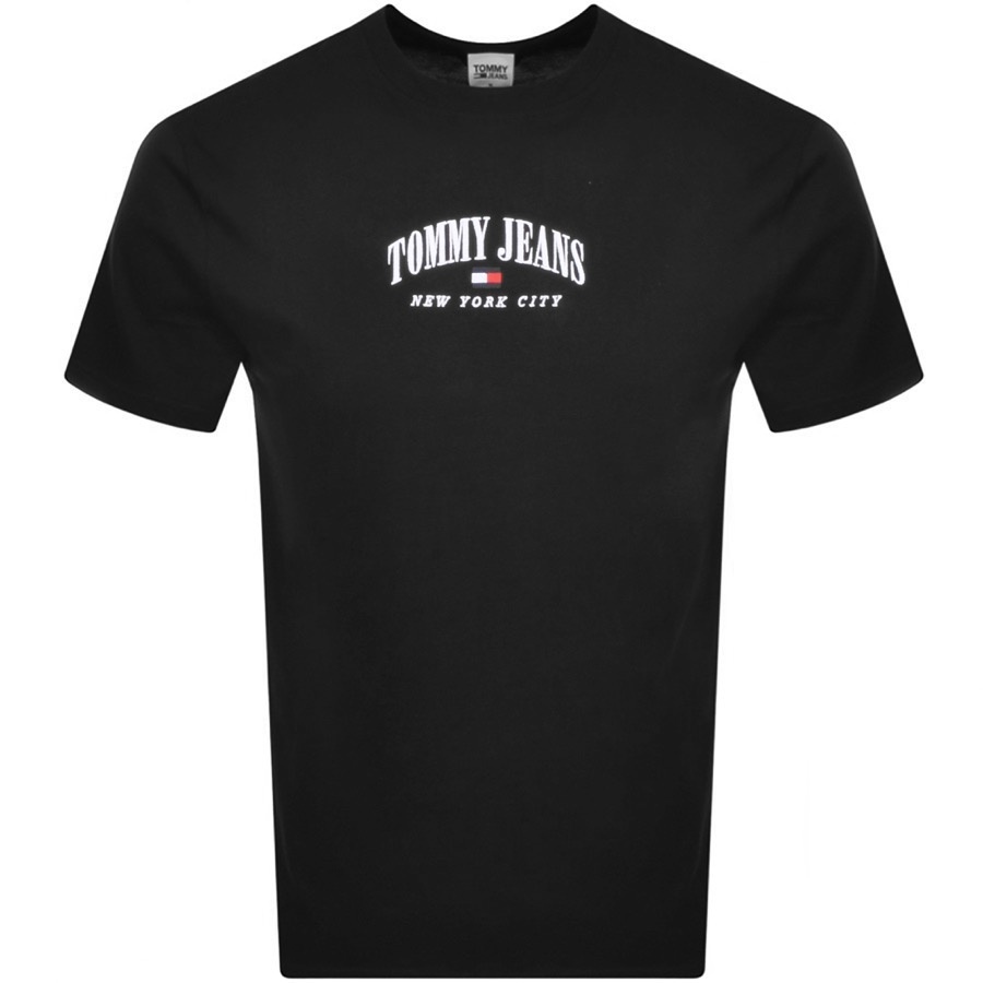 Tommy Jeans Logo T Shirt Black