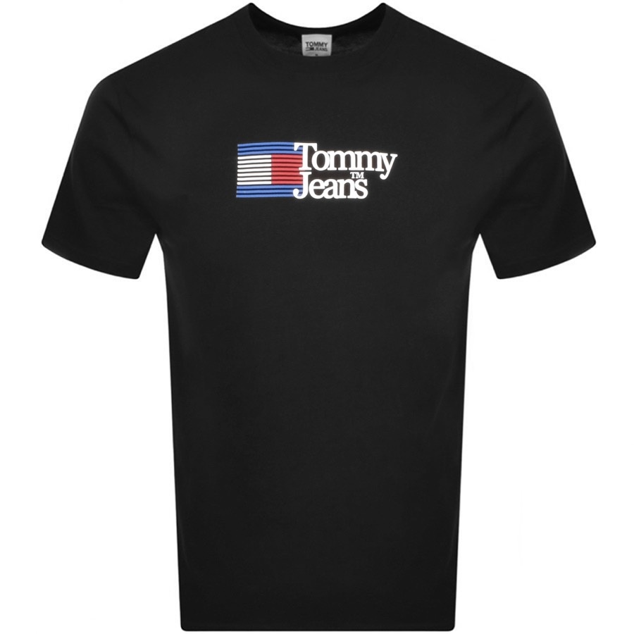 Tommy Jeans Classic Chest Logo T Shirt Black