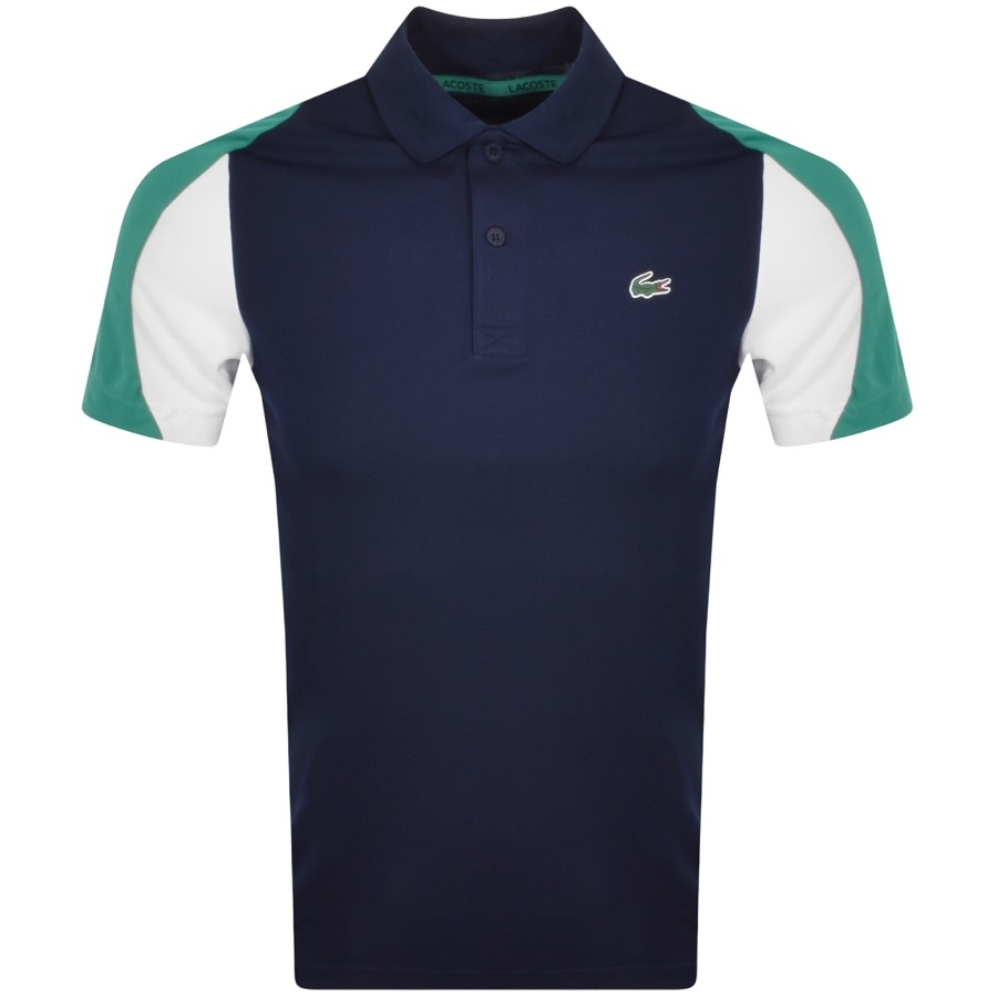 Lacoste Sport Logo Polo T Shirt Navy