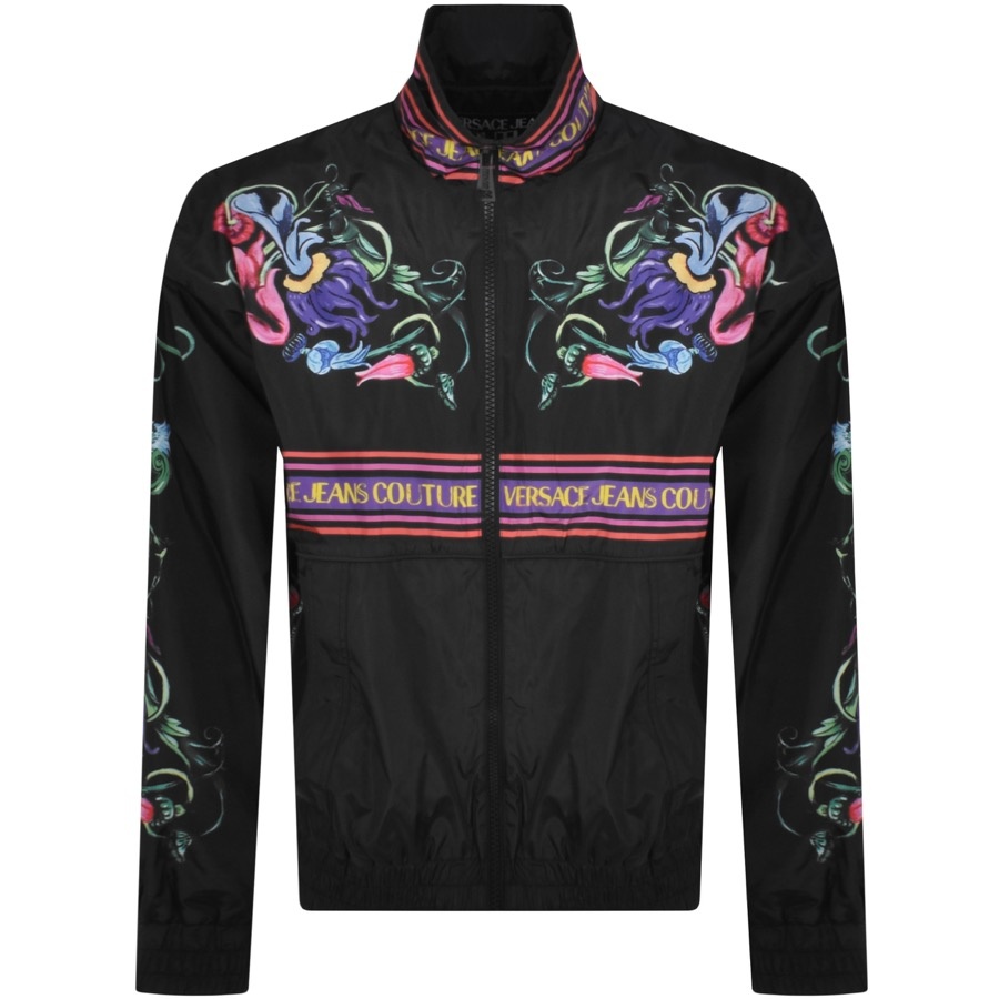 Versace Jeans Couture Garden Print Jacket Black