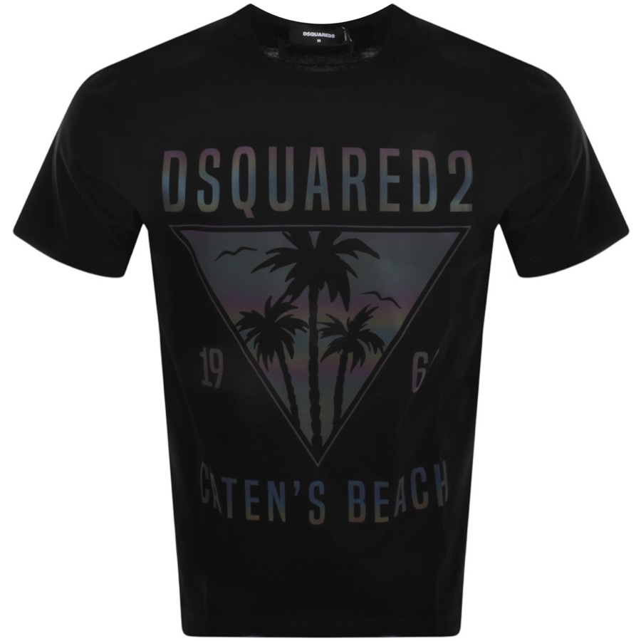 DSQUARED2 Logo T Shirt Black